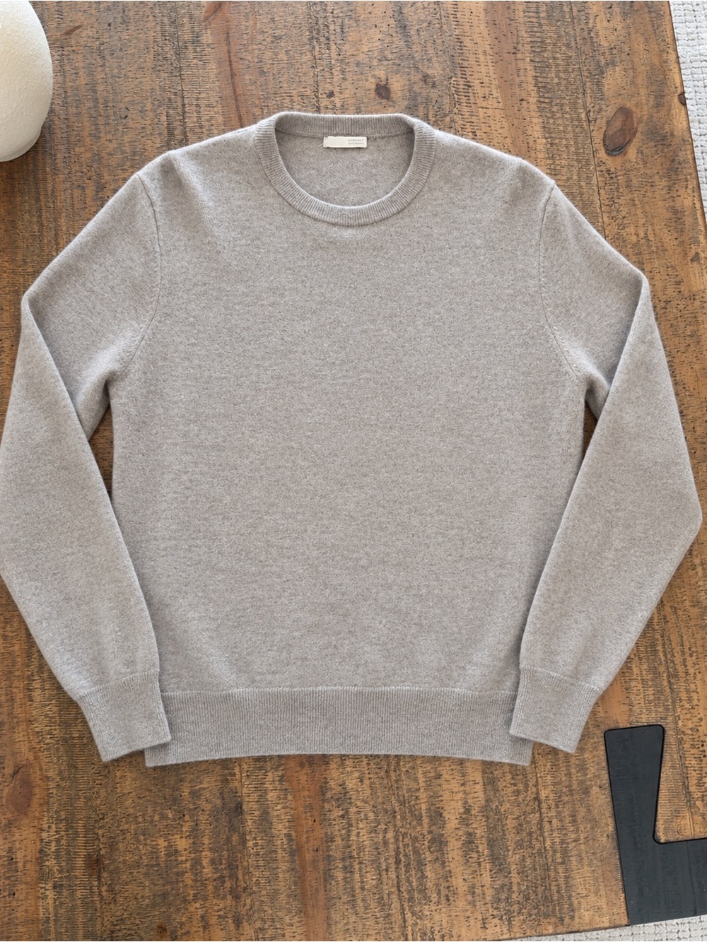 Zara Wool & Cashmere Blend Crewneck Sweater Size L
